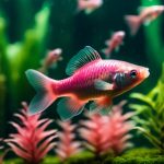gorgeous pink shimmering barb