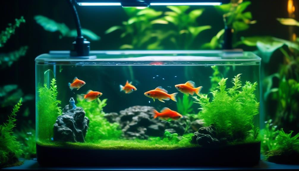 preventing disease in fish tanks